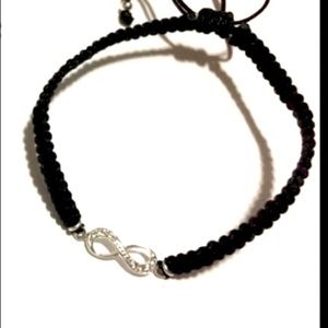 925 sterling silver infinity bracelet